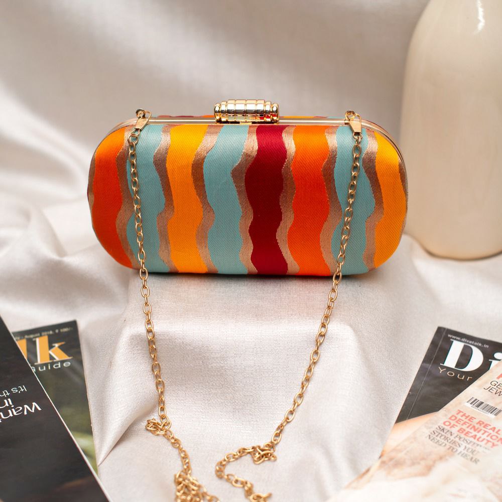 Designer Clutches in Capsule Shape