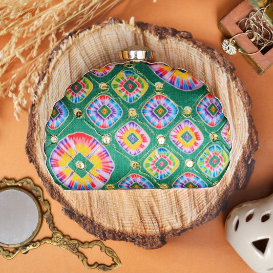 Zari work Designer Ethnic Clutch